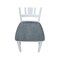 International Concepts Set of Two San Remo Splatback Chair, White/Heather Gray C05-10P - alternate 7